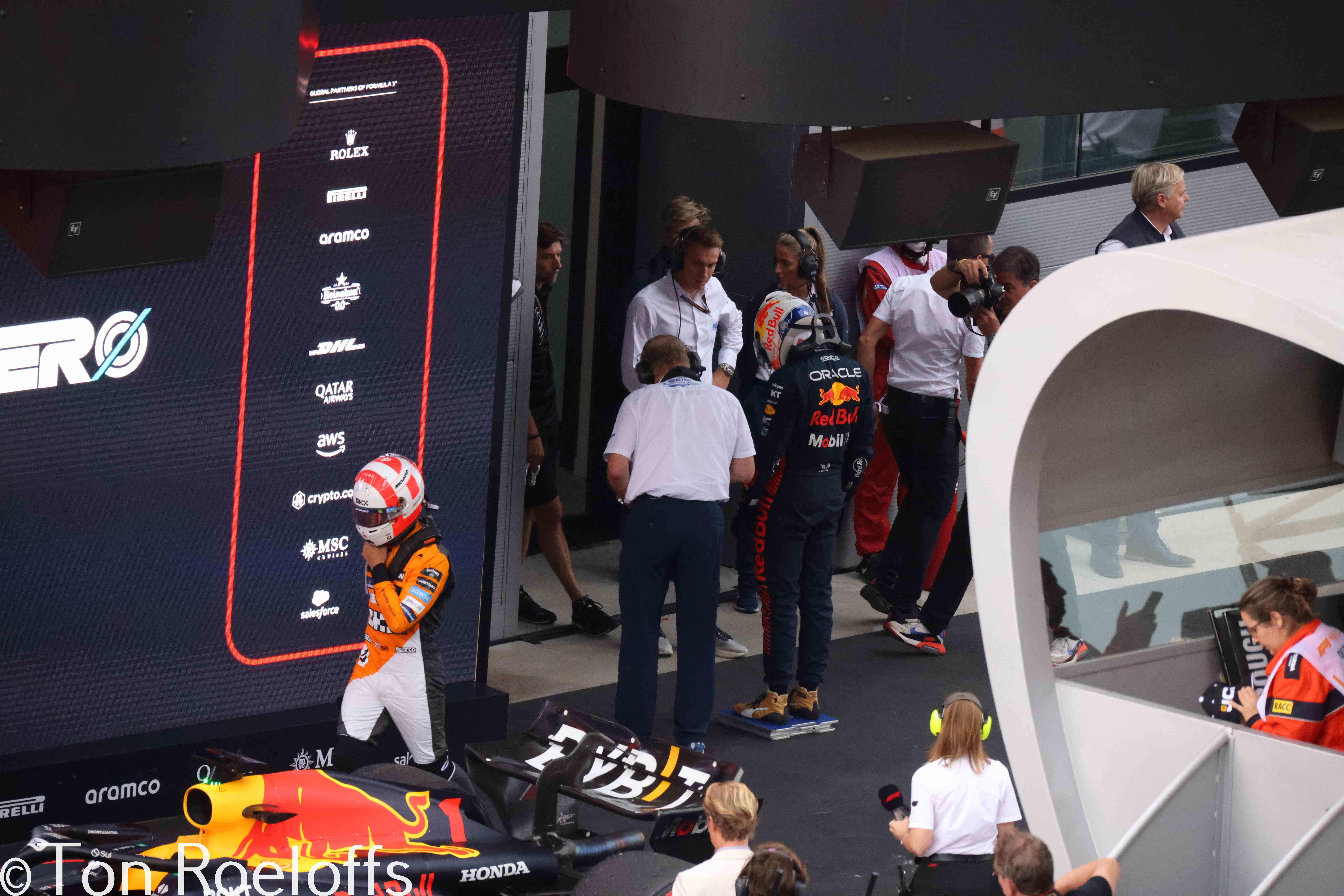 Verstappen pitbox